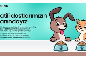 Samsung Mobil Ürünler Yetkili Servis Merkezleri patili dostlarımızın da yanında!