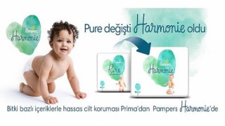 Sevdiğiniz ve korumasına güvendiğiniz Prima’dan Pampers Pure artık Pampers Harmonie olarak bebekleri sarıyor!