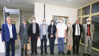 Türkiye Kuvayi Milliye ve Mücahitler Derneği’nden Başkan Çerçioğlu’na ziyaret