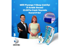 Geleneksel Milli Piyango yılbaşı çekilişi Kanal D ekranlarında!