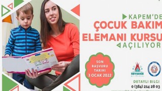 Kapem’de Açılacak Olan Çocuk Bakım Elemanı Kursu İçin Kayıtlar Başladı