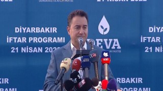 Ali Babacan Diyarbakır’dan Seslendi ‘Hayalimizdeki Türkiye, hepimizin Türkiye’sidir’
