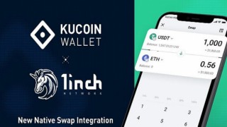 KuCoin Wallets, Yerel Takas İşlevini Devreye Almak için 1inch ile İş Birliği Yaptı