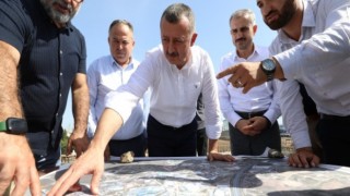 Başkan Büyükakın, Turgut Özal Köprüsü ikileme çalışmasını inceledi