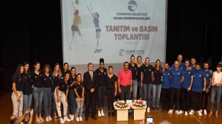 Çukurova Belediyesi ADS Kadın Voleybol Takımının tanıtım toplantısı yapıldı