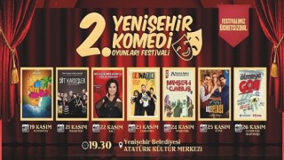 2. Yenişehir Komedi Oyunları Festivali Başlıyor