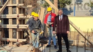 Fidanlık İlkokulu'nun Yeni Bina İnşası Hızla Sürüyor