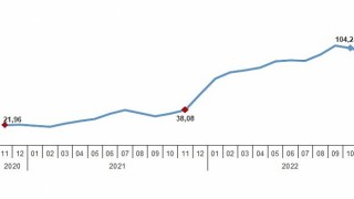 Hizmet Üretici Fiyat Endeksi (H-ÜFE) yıllık %98,82, aylık %0,25 arttı