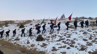 Kuveyt Türk'ten Sarıkamış şehitleri için karlı dağları aşan izcilere destek