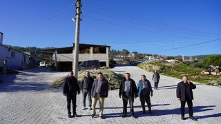 Milas Belediyesi'nden Türbe'de Yoğun Parke Kaplama Çalışması