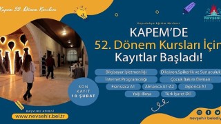 KAPEM de 52. Dönem Kursları İçin Kayıtlar Başladı