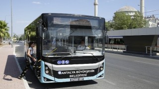 Antalya Büyükşehire ait toplu ulaşım araçları 19 Mayısta ücretsiz