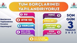 Yapılandırma için son gün 3 Temmuz