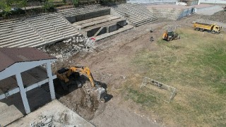 Kumluca Stadyum projesi için ilk kazma vuruldu