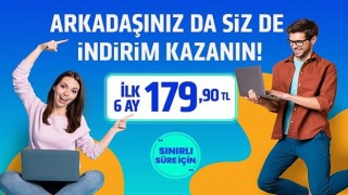 TurkNetin GigaFiberli Arkadaşını Getir kampanyası, hem sizi hem arkadaşlarınızı sevindiriyor