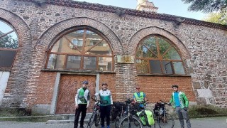 Edirne Yeşilay Spor Kulübü Bulgaristan;a Bisiklet Turu Düzenledi