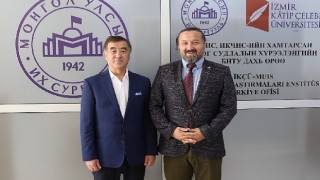 Moğolistan Büyükelçisinden İKÇÜ;ye Ziyaret
