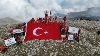 Osmangazili dağcıların 100. Yıl zirve tırmanışı