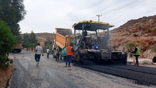 Bodrumda Sıcak Asfalt Çalışmaları Devam Ediyor
