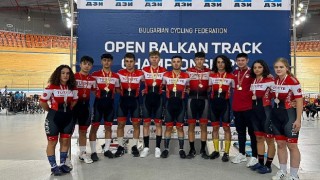 Genç Bisikletçilerimizden Balkan Açık Pist Bisikleti Şampiyonasında Madalya Yağmuru