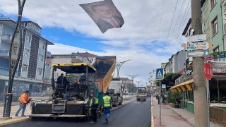 Körfez Hamit Kaplan Caddesi asfaltlandı