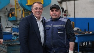 AK Parti Nevşehir Belediye Başkan Adayı Dr. Mehmet Savran, Organize Sanayi Bölgesindeki ziyaretlerini sürdürdü