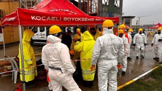 İtfaiyeden İZAYDAŞa arama-kurtarma eğitimi