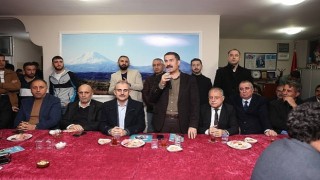 Yaman ve Çiftçiden Ağrılılar Derneğine ziyaret