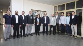 Aydın Genç İş İnsanları Derneği Aydın Büyükşehir Belediye Başkanı Özlem Çerçioğluna nezaket ziyaretinde bulundu