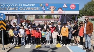 Küçükçekmecedeki Trafik Eğitim Parkı;nda Özel Çocuklara Özel Eğitim