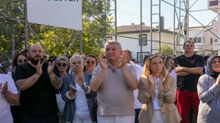 Güzelbahçede iki açılış ardından bayramlaşma