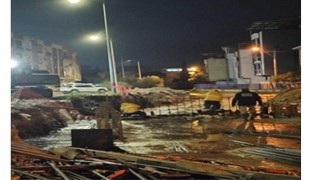 Yıldırım düştü, gelgit nedeniyle dereler taştı